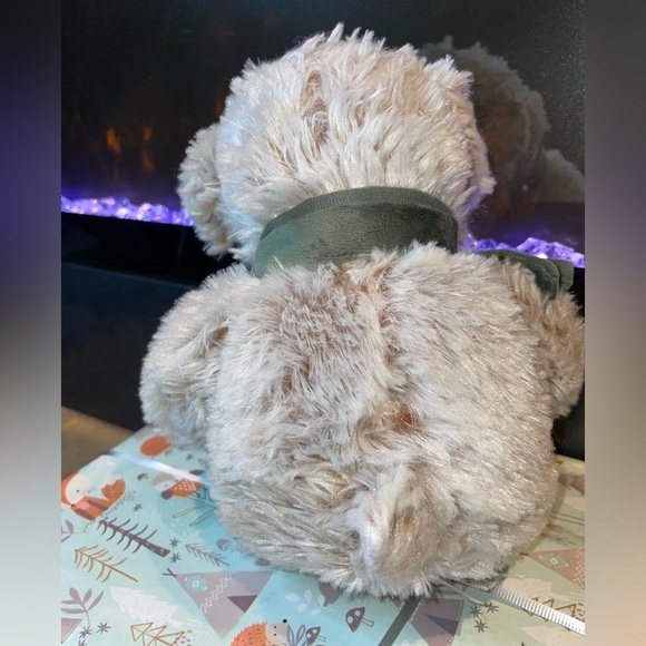 Fiesta Plush Sitting Dog 12 Inch Tan Stuffed Animal Jesus Loves Me Soft Kids Toy - Picture 9 of 11